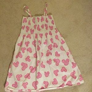 Disneyland resorts girls smocked dress Mickey Med